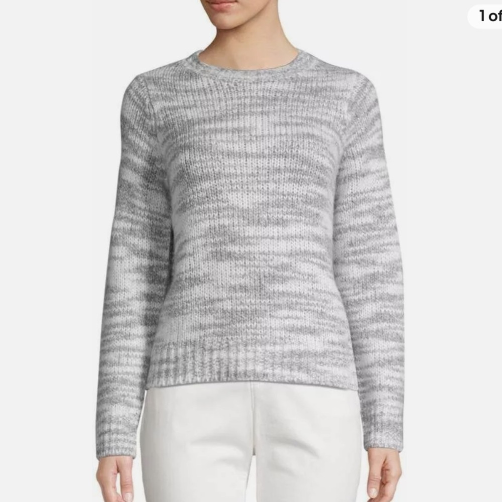 Eileen Fisher Melange Marino Will/Silk sweater